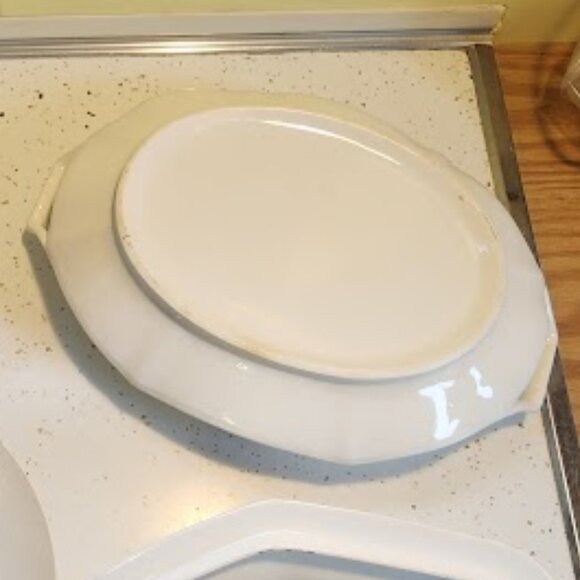 Vintage Martha Washington Covered Floral Vegetable Dish French China - Picture 4 of 6